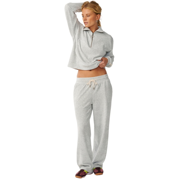 2026 Rip Curl Womens Cosy 3/4 Zip Fleece 0E6WFL - Grey Marle